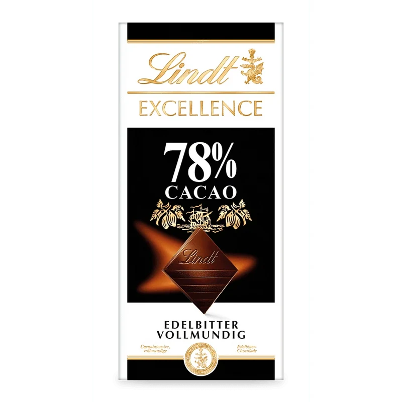 Lindt Excellence 78 % Edelbitter, 100g Tafel