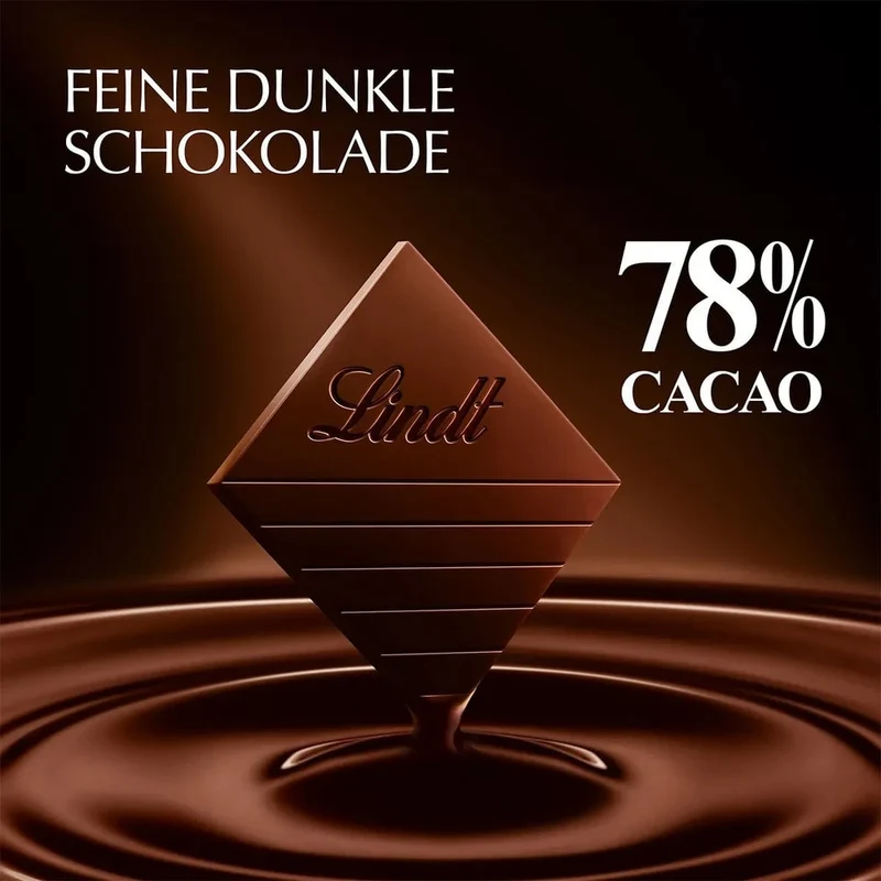 Lindt Excellence 78 % Edelbitter, 100g Tafel