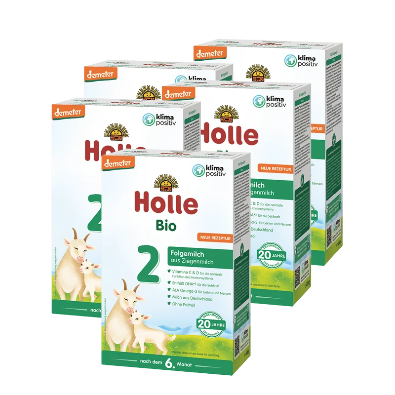 Demeter Bio-Folgemilch 2 auf Ziegenmilchbasis - 5x400g - nach dem 6. Monat