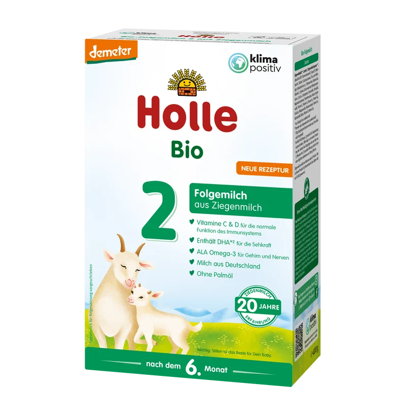 Demeter Bio-Folgemilch 2 auf Ziegenmilchbasis - 5x400g - nach dem 6. Monat