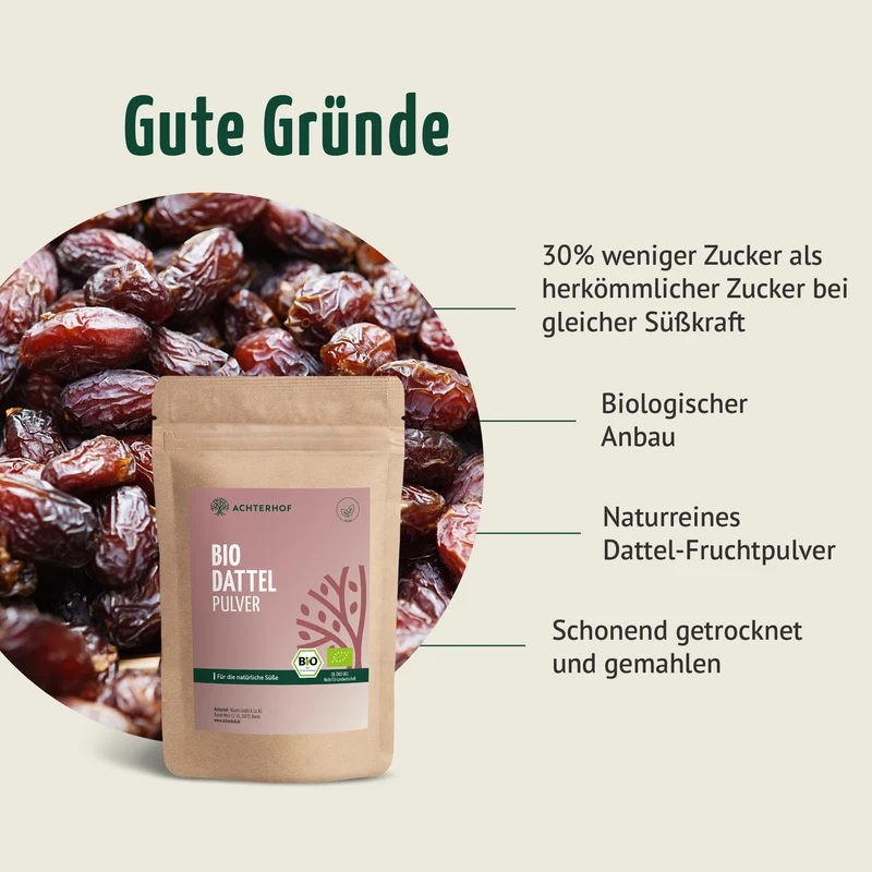 Bio Dattel Pulver (100g)