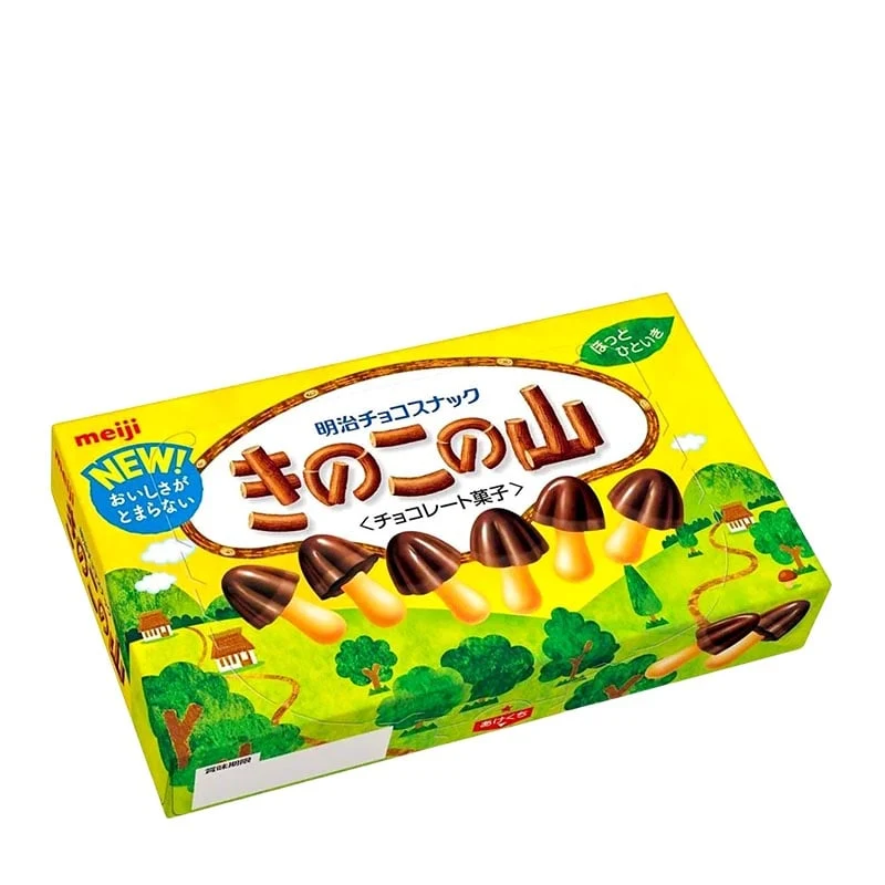 Meiji Mushroom Mountain Schokoladenstücke 74g