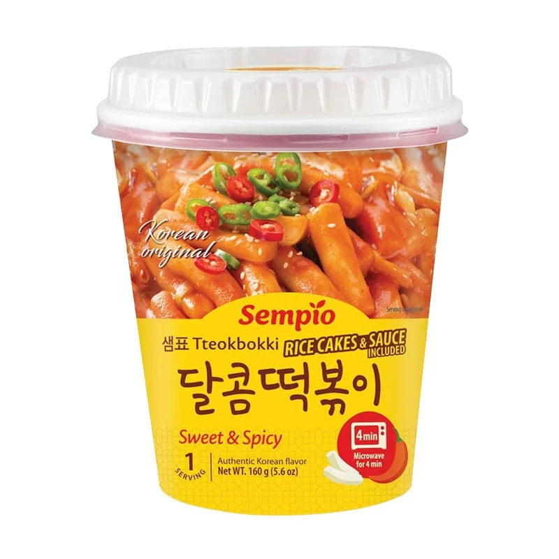 Instant Tteokbokki Süß & Scharf Sempio 160g