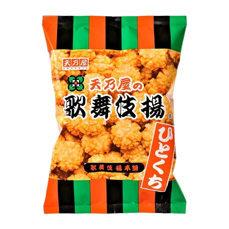 Kabuki Age frittierte Reiskekse mit Soja-Glasur 98g