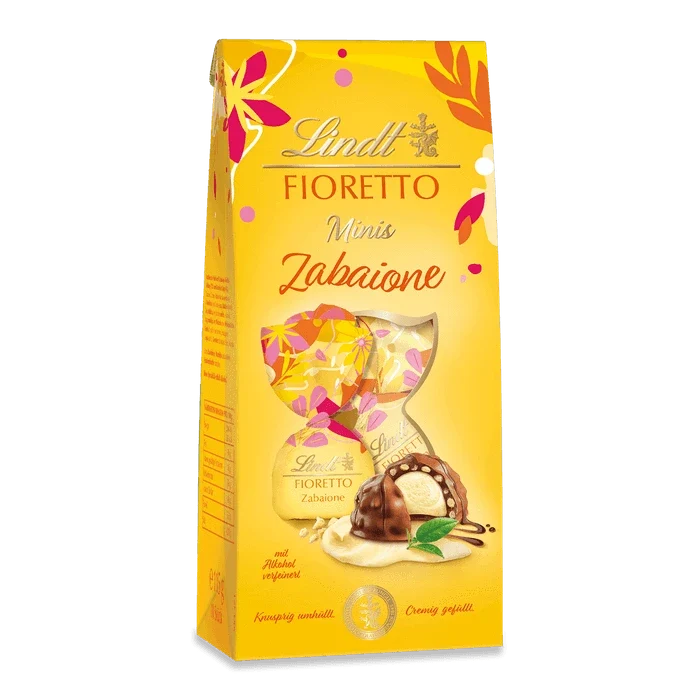 Lindt Schokolade - FIORETTO Minis Zabaione Mit Eierlikör Schoko 115g