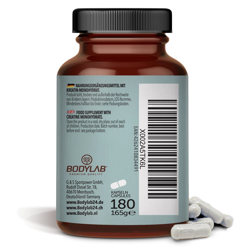Kreatin Monohydrat (180 Kapseln)
