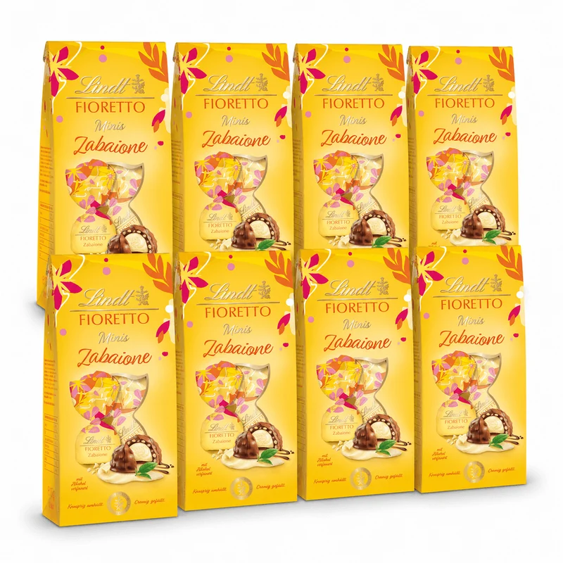 Lindt Fioretto Mini Zabaione, Pralinen, 8x 115g