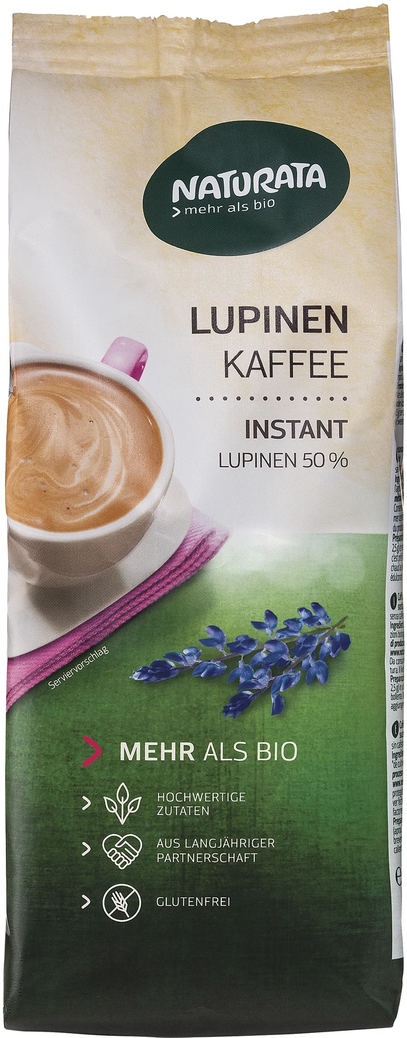Lupinenkaffee Bio Instant Nachfüllpackung (200g)