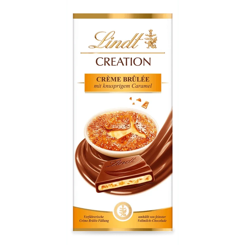 Lindt Creation Creme Brulee Schokolade Karamell & Buskuit - 150g
