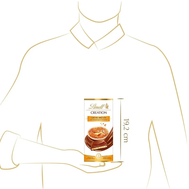 Lindt Creation Creme Brulee Schokolade Karamell & Buskuit - 150g