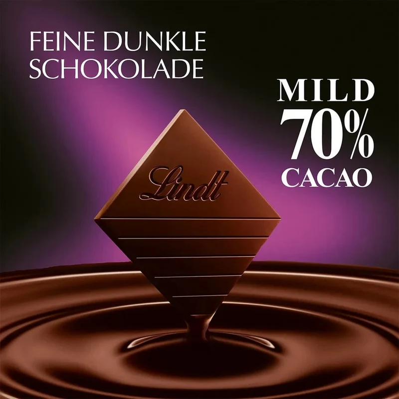 Lindt Excellence Mild 70% Cacao, Schokolade, 100g Tafel