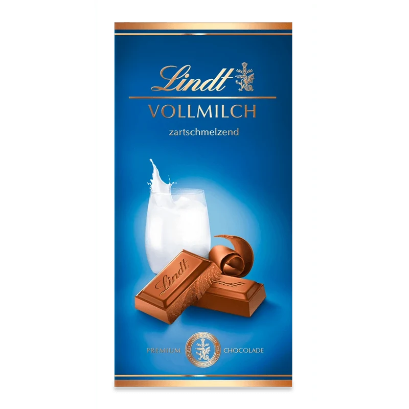 Lindt Vollmilch Schokolade 100g Tafel