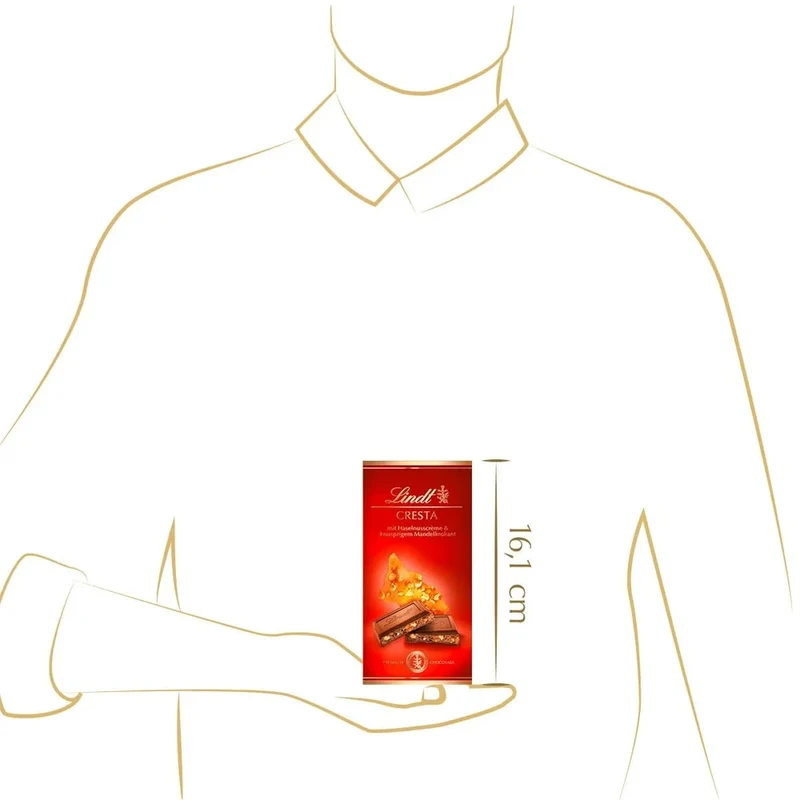 Lindt Cresta Schokolade 100g Tafel
