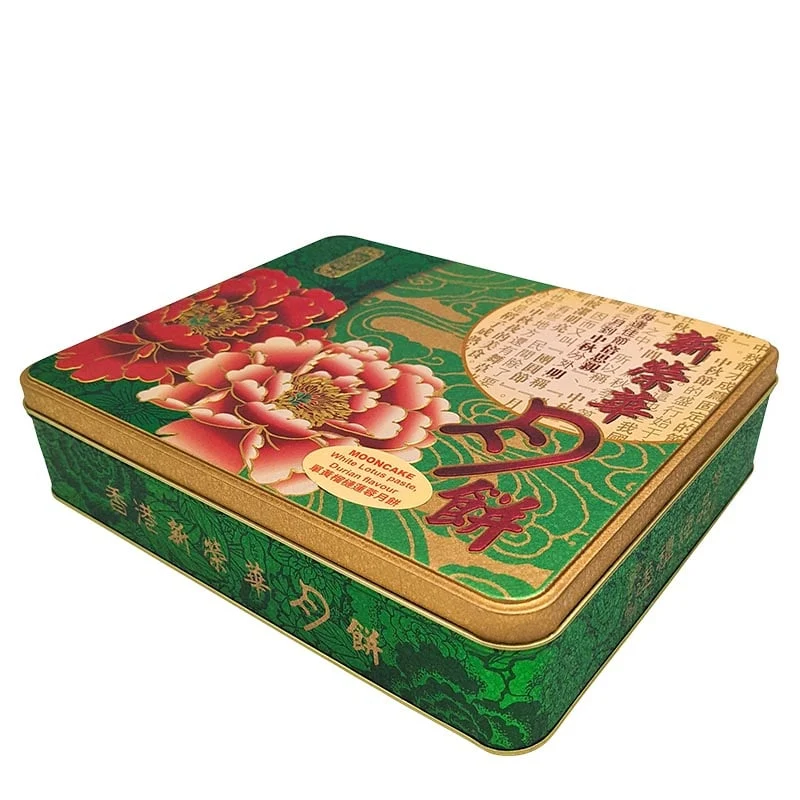 Mooncake in Deluxe Geschenkbox Weiße Lotus- & Durianpaste (4 Stück)