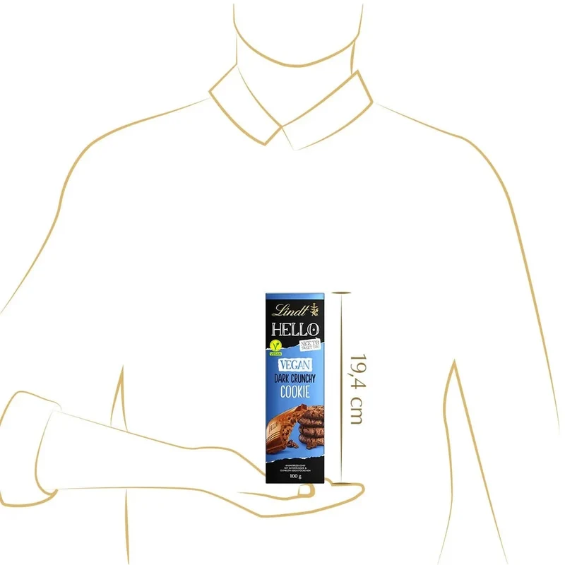 Lindt HELLO Vegan Schokolade Cookie Hafer Drink 100g
