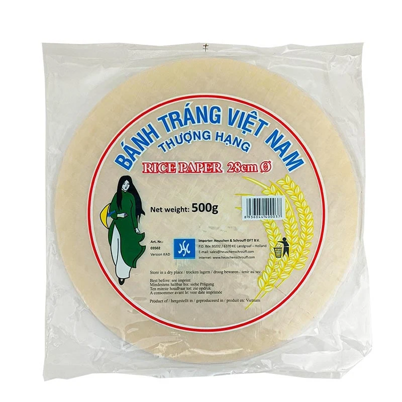Reispapier für Frühlingsrollen 28cm 500g