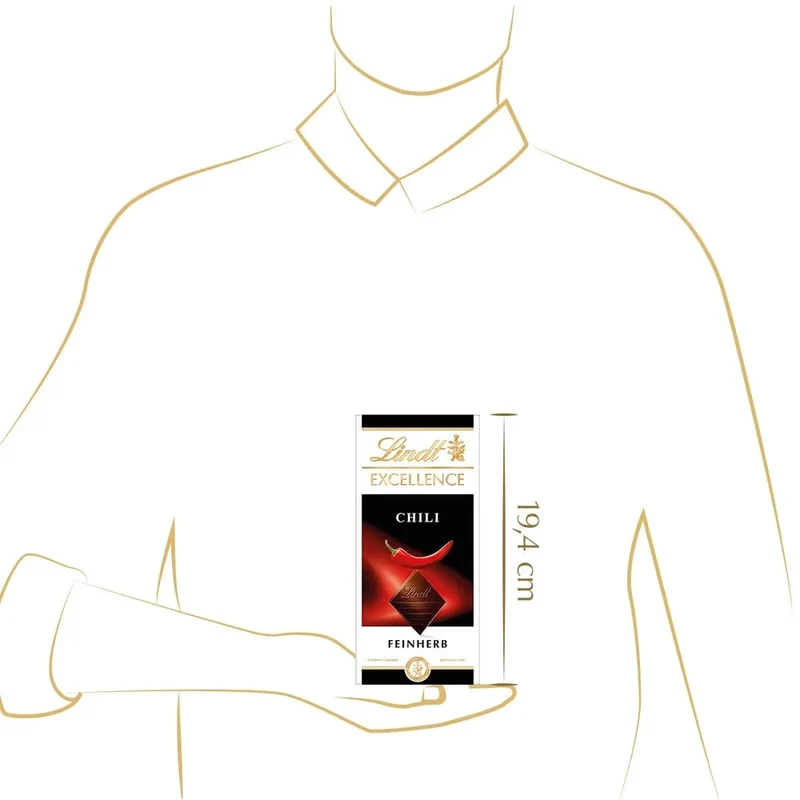 Lindt Excellence Chili Schokolade 100g Tafel