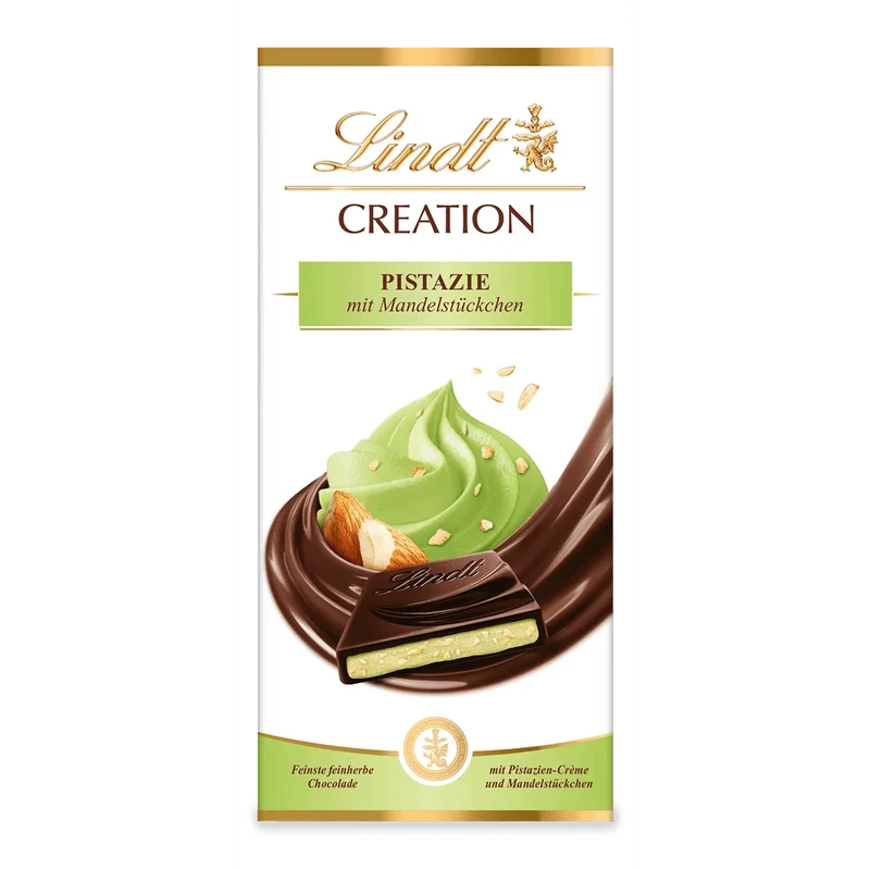 Lindt Creation Pistazie & Mandel Stückchen - Schokolade - 150g