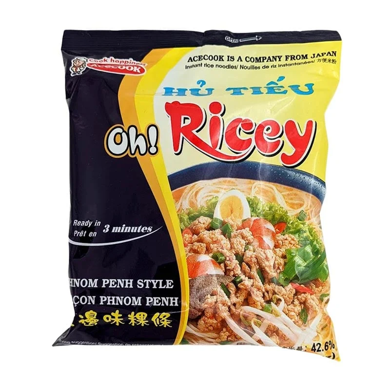 Reisnudeln Kambodschanische Nudelsuppe Oh Ricey Acecook