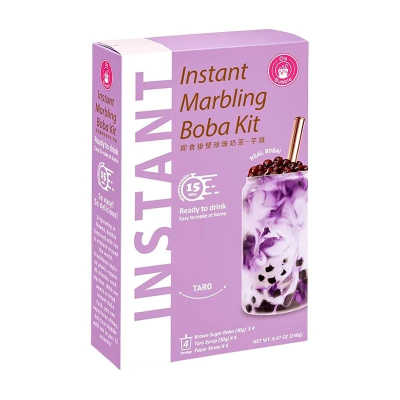 Marbling Boba Kit Mach deinen eigenen Bubble Taro Tee 4er-Pack