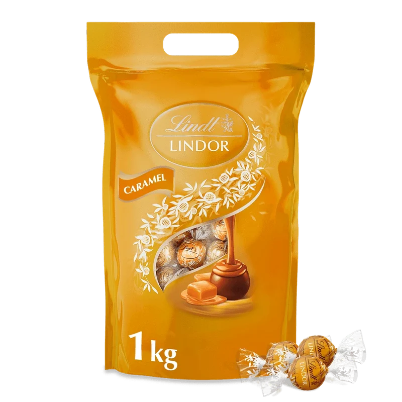 LINDOR Kugel Beutel Caramel, 1000g
