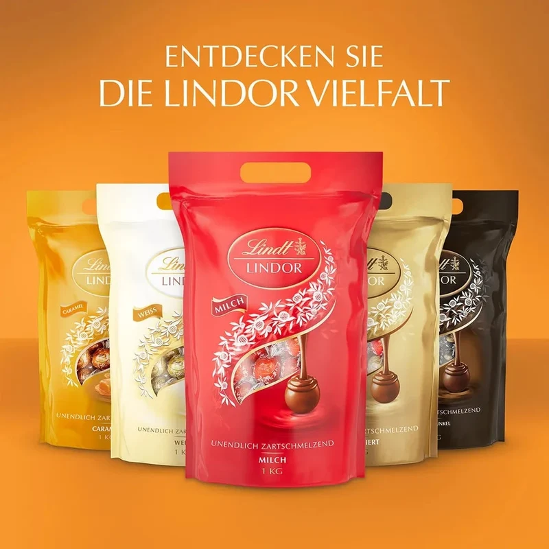 LINDOR Kugel Beutel Caramel, 1000g