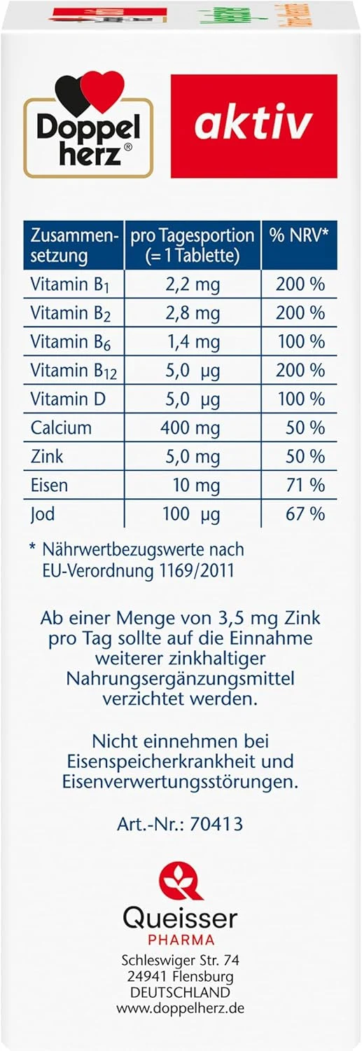 Vegetarier Vitamine + Mineralen (100 Tabletten)