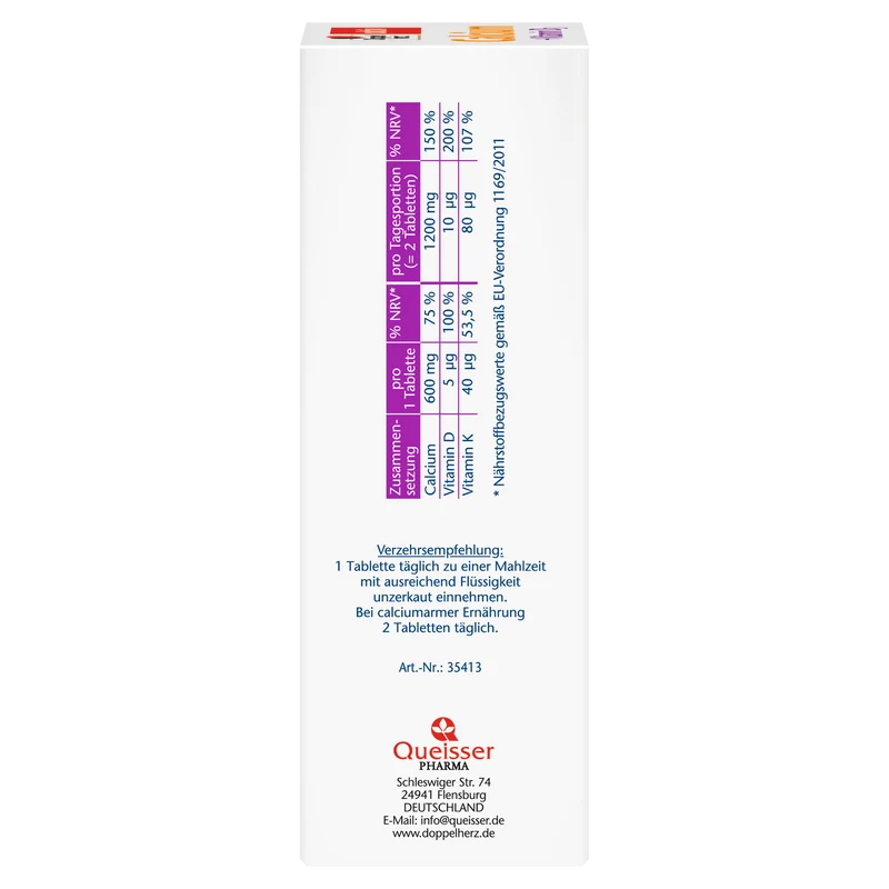 Calcium + D3 (1200 mg) (120 Tabletten)