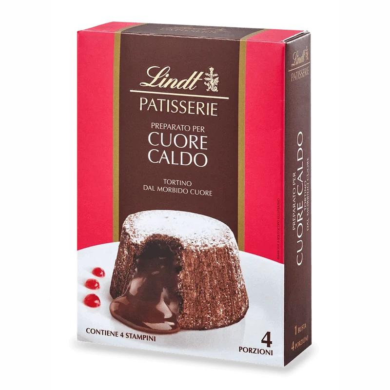 Lindt Kuchenmischung Lava Cake Patisserie Cuore Caldo 240g