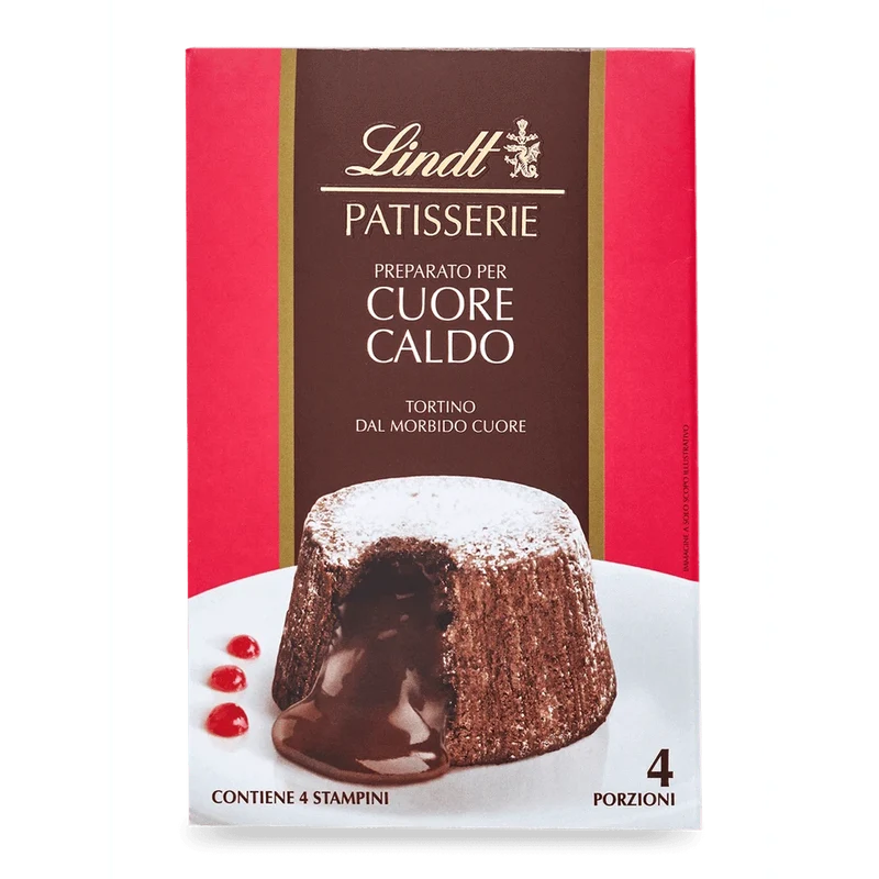 Lindt Kuchenmischung Lava Cake Patisserie Cuore Caldo 240g