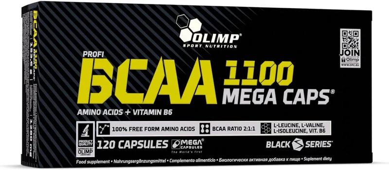 BCAA Mega Caps 1100 (120 Kapseln)