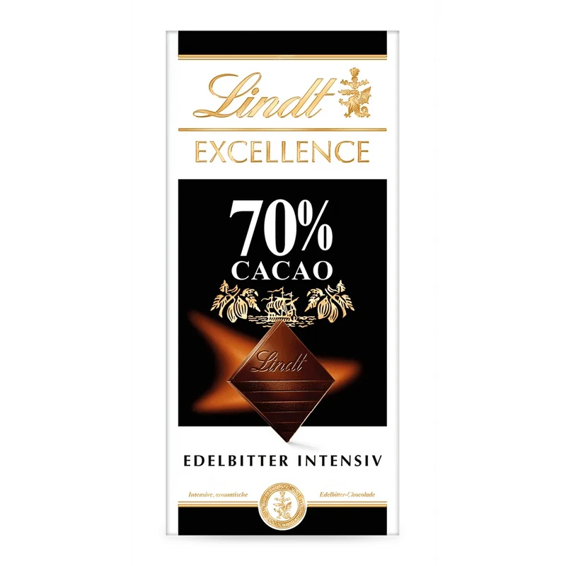 Lindt Excellence 70 % Edelbitter Intensiv 100g