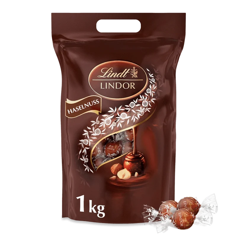 Lindt Lindor Kugeln Haselnuss, 1000g