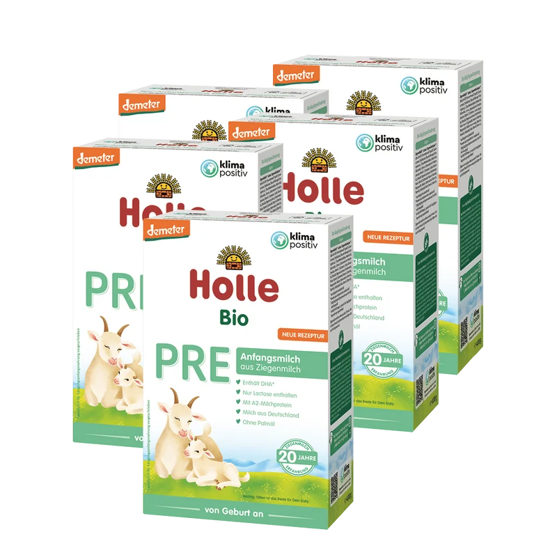 Demeter Anfangsmilch Pre auf Ziegenmilchbasis - 5x400g - von Geburt an