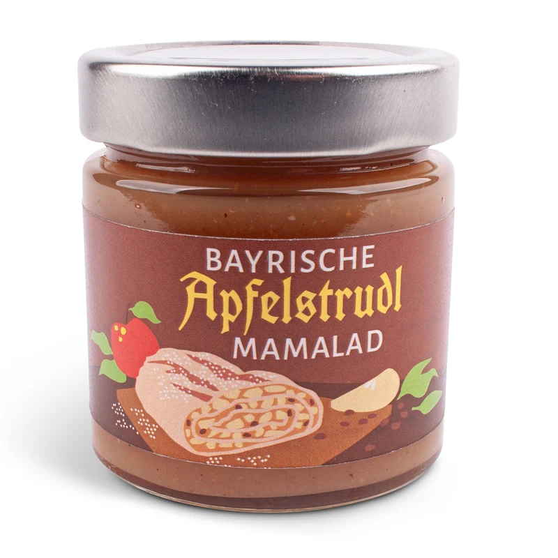 Fruchtaufstrich "Bayrische Apfelstrudl Mamalad"