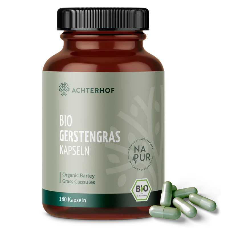 Bio Gerstengras Kapseln (180 Kapseln)