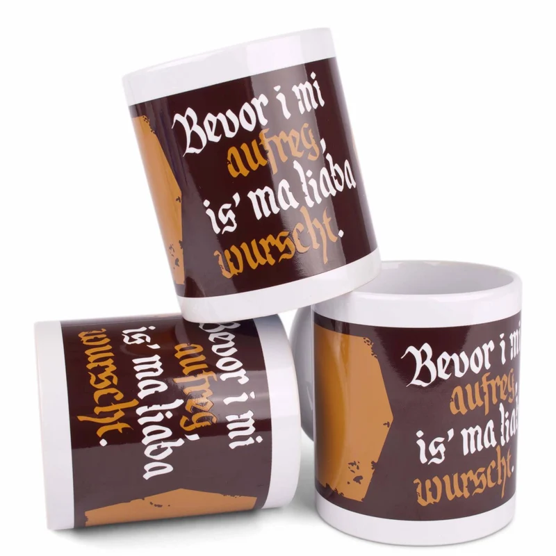 Tasse "Bevor i mi aufreg ..."