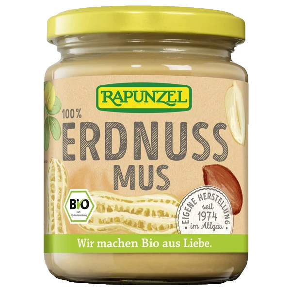 Erdnussmus fein bio (250g)