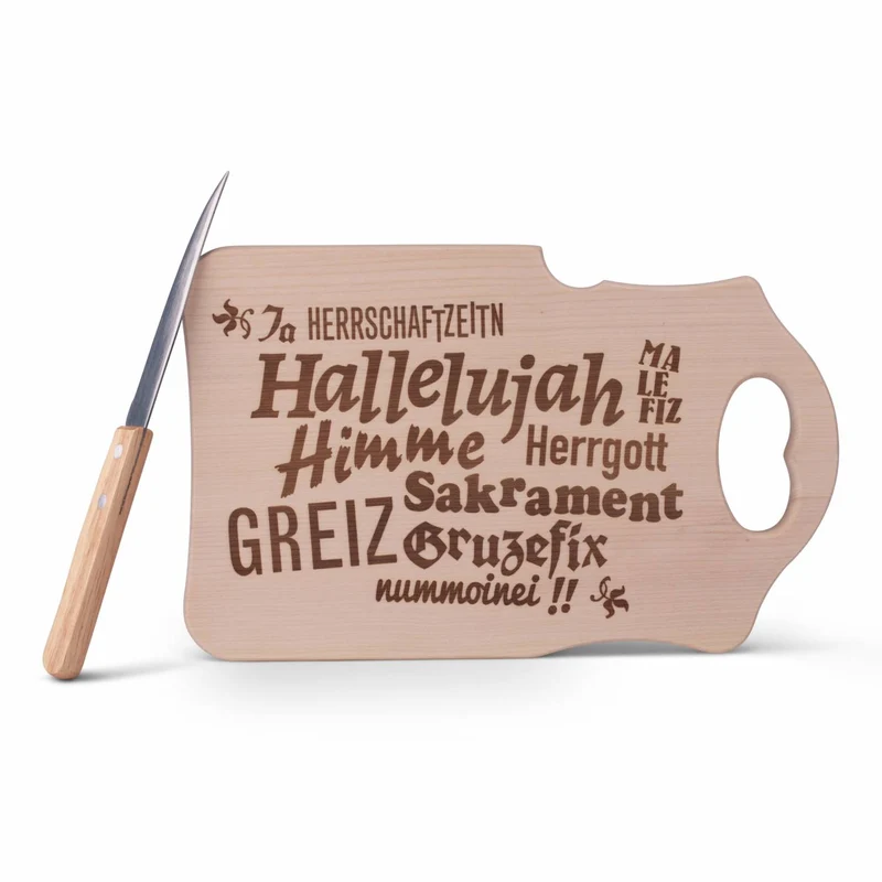 Brotzeitbrettl "Herrschaftzeitn"