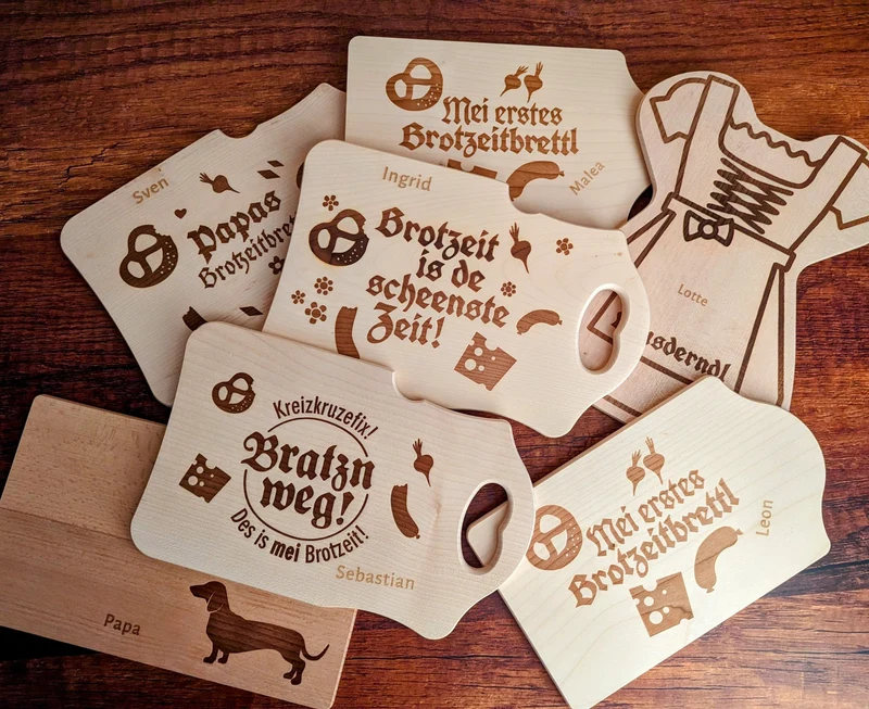 Brotzeitbrettl "Herrschaftzeitn"