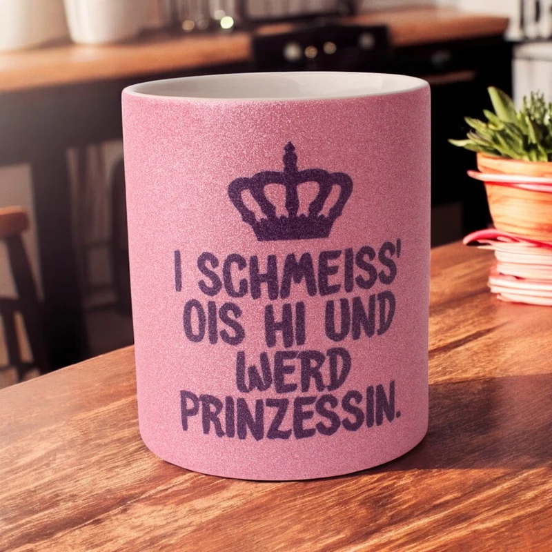 Glitzertasse "Prinzessin"