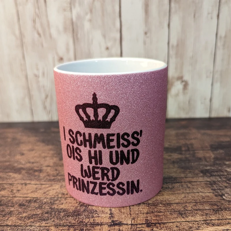 Glitzertasse "Prinzessin"