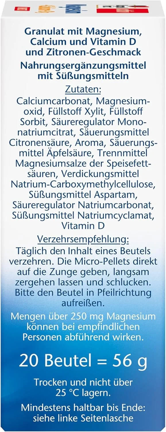 Magnesium + Calcium + D3 Direct (20 Portionen)