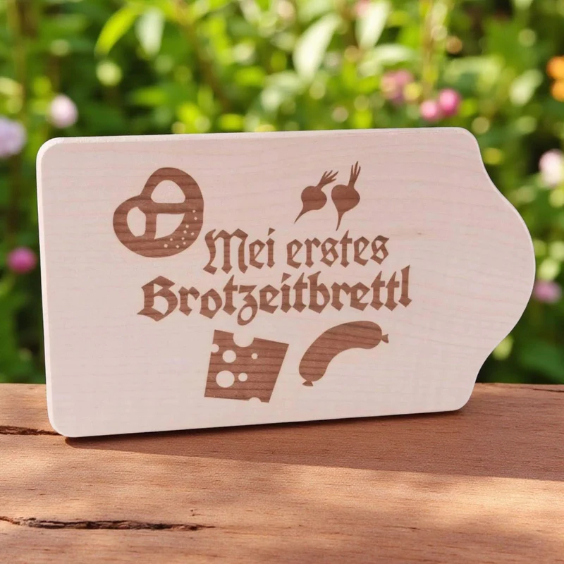 Brotzeitbrettl "Mei erstes Brotzeitbrettl"