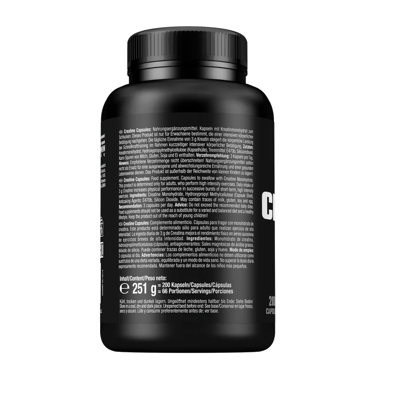 Pure Creatine Creapure® Capsules (200 Kapseln)