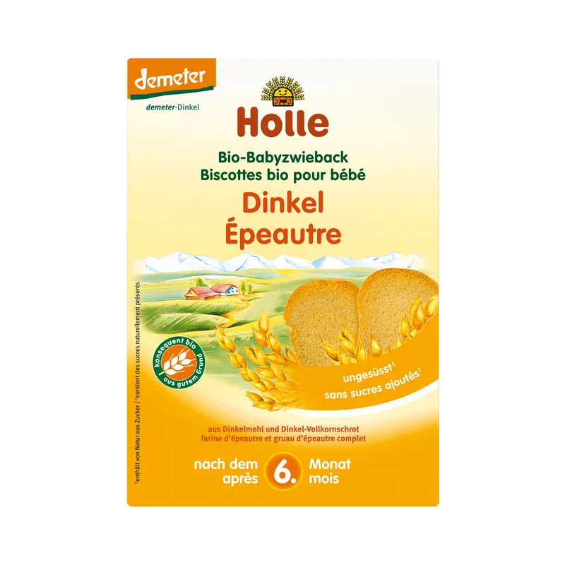 Demeter Babyzwieback Dinkel nach dem 6. Monat (200g)