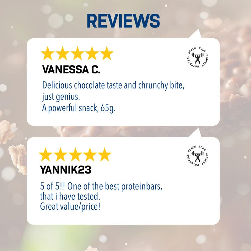 2 x Crunchy Protein Bar Deluxe (je 12x65g)