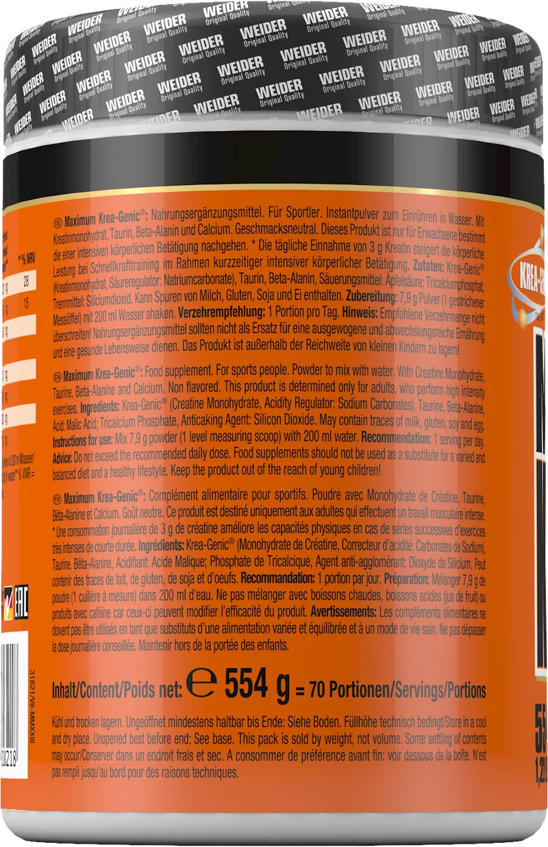 Maximum Krea-Genic Powder (554g)