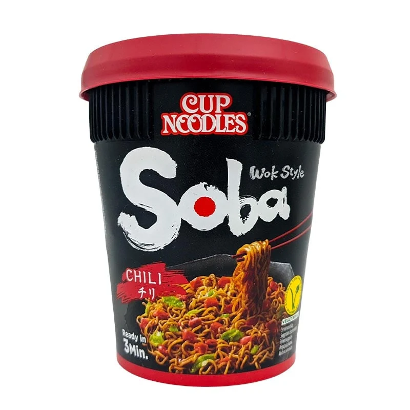 Nissin Soba Nudel-Tasse Wok-Stil Chili