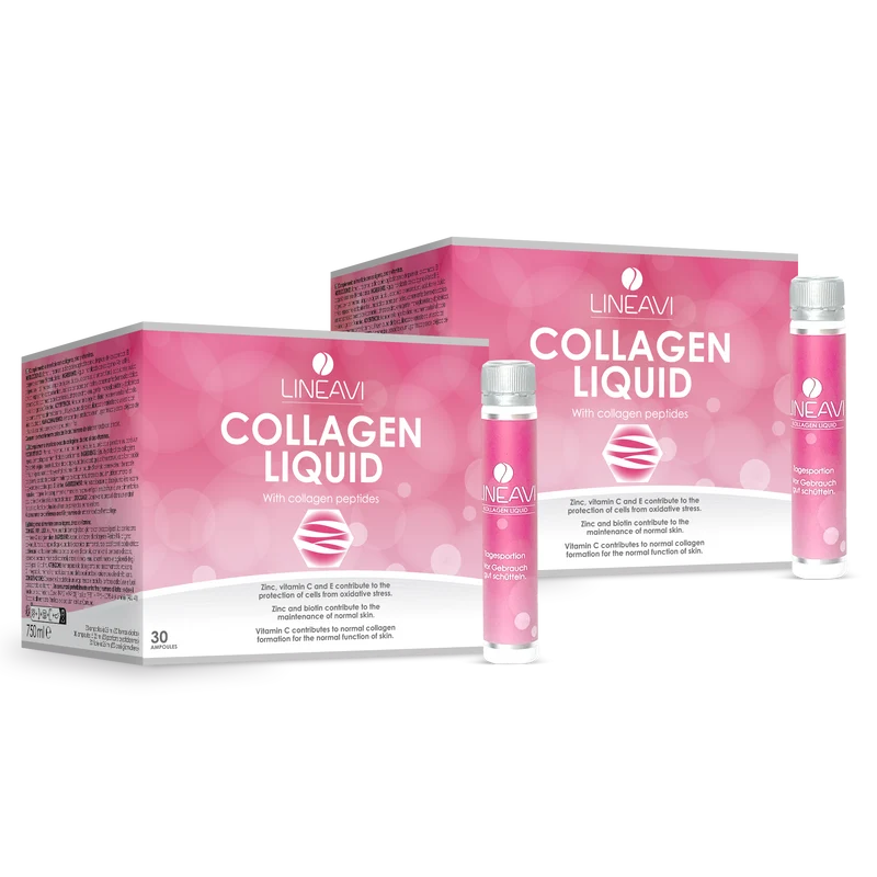Kollagen Liquid 2-Monatspackung (2x30x25ml Trinkfläschchen)